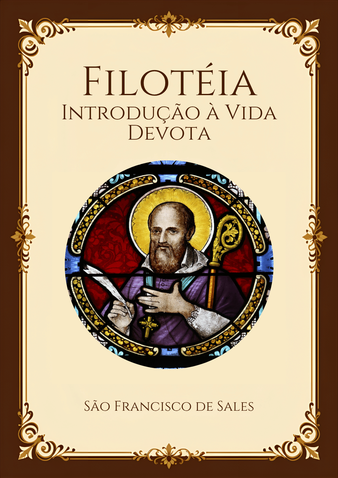 Capa ilustrativa do livro Introdução à Vida Devota, de São Francisco de Sales